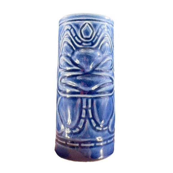 Accoutraments VTG 2001 Ceramic Tiki Tumbler 12 Oz Coffee Mug Cup Barware Decor - Picture 1 of 14